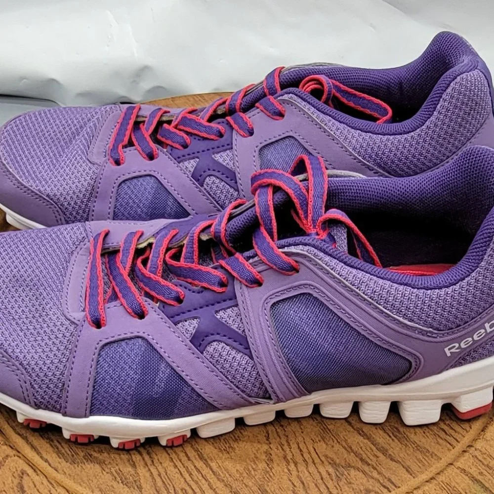 Reebok Realflex Train Rs 2.0 Running Shoes Sneakers Violet Women's Size 10 - Picture 8 of 13